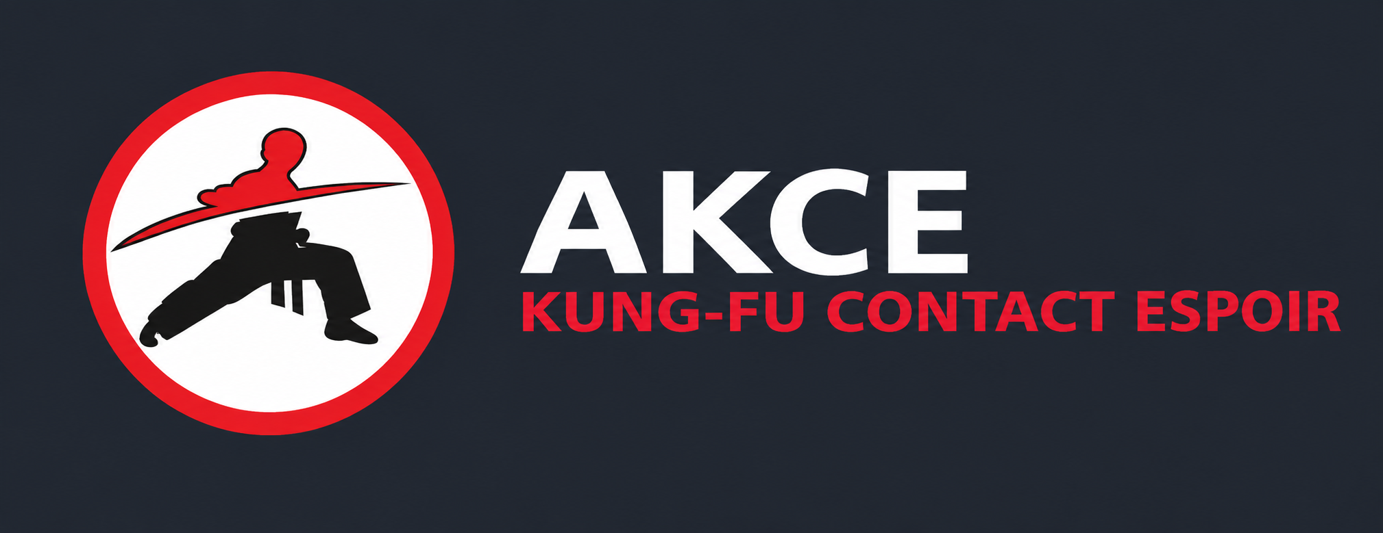 Kung-Fu Contact Espoir — logo du club (icône dans le médaillon rouge)